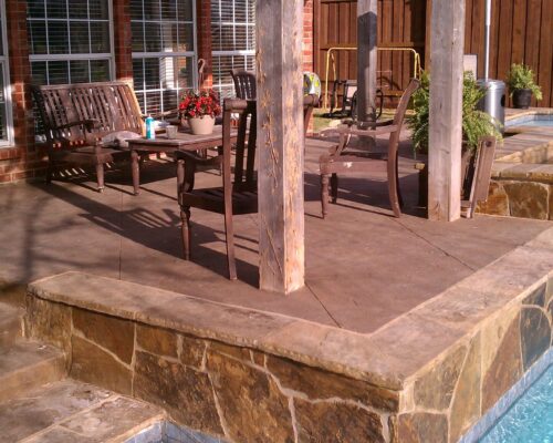IMAG1091 - Stamped Deck by Blue Escapes Pool and Spa