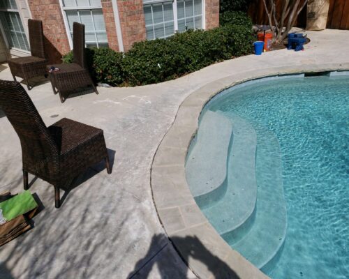 Limestone Lueders #3 - Coping by Blue Escapes Pool and Spa