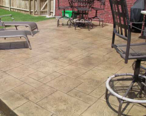 slate1 - Stamped Deck by Blue Escapes Pool and Spa